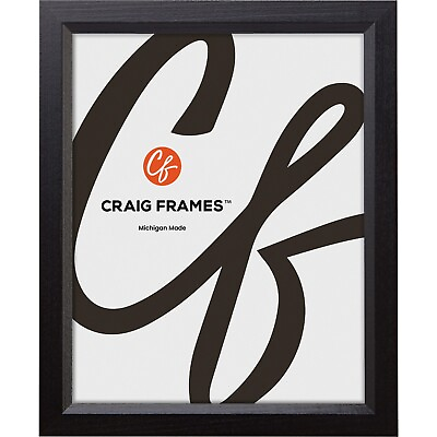#ad Economy Black .84quot; Simple Hardwood Picture Frame 11quot; Sizes $39.99