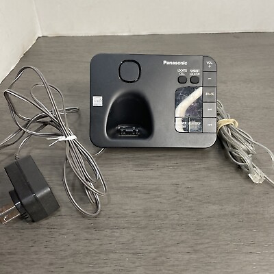 #ad Panasonic KX TGE230 KX TGE234B Cordless Phone System Base Station with Adapter $12.99