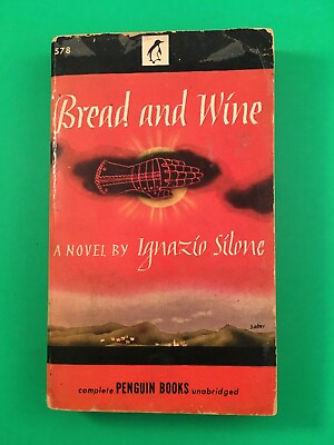 #ad Bread and Wine by Ignazio Silone 1946 Penguin First Edition Italian Underground $11.99