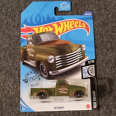 Hot Wheels Rod Squad #x27;52 Chevy Pick Up Truck 201 250 3 10 $3.99