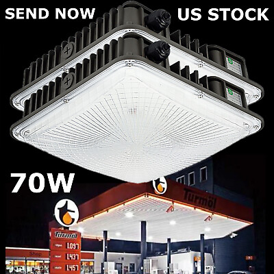 #ad 70W LED Canopy Light for Gas Station Light Shop Lights 5000K White ETL Listed $260.89