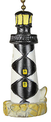#ad North Carolina Cape Lookout Lighthouse Ceiling Fan Light Pull $12.99