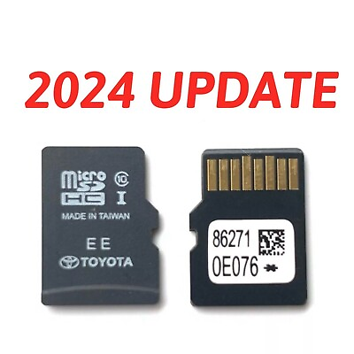 #ad *NEW* UPDATED 2024 GPS NAVIGATION MICRO SD CARD TOYOTA OEM 86271 0E076 USA CA $44.79