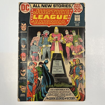 #ad Justice League of America #100 DC 1972Comic 1st Nebula Man GD $6.99