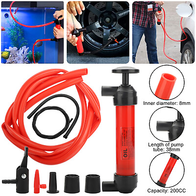 #ad Fluid Extractor Pump Manual Suction Oil Fuel Disel Transmission Transfer Hand US $13.98
