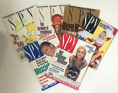 #ad SPY MAGAZINE 1991 VARIOUS ISSUES feat. Roy Cohn Trump Billy Joel Dylan $29.99