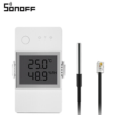 #ad SONOFF TH Elite WiFi Smart Switch Max 20A Monitoring Temperature Humidity Sensor $23.74