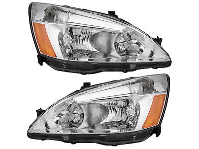 #ad For 03 04 05 06 07 2003 2007 Accord Hybrid Headlight Lamp Left amp; Right Side $127.80