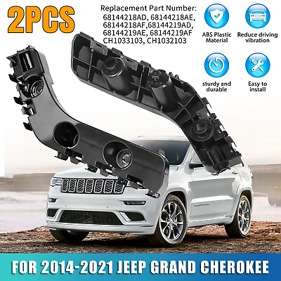 #ad For 2014 2021 Jeep Grand Cherokee RightLeft Side Front Bumper Bracket CH1032103 $14.98