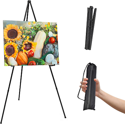 #ad Thickened Easel Stand for Wedding Sign amp; Poster 63#x27;#x27; Portable Easels for Display $12.99