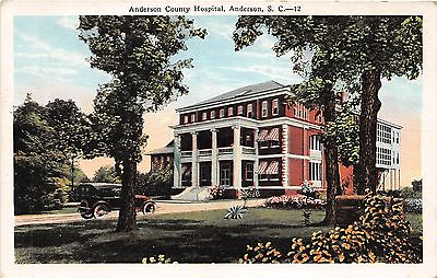 #ad B51 Anderson South Carolina SC Postcard c#x27;15 Anderson County Hospital $7.00