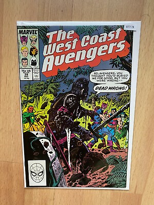 #ad The Avengers West Coast 39 Comic Book B77 78 $9.99