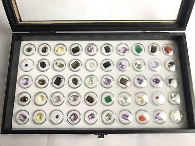 #ad Natural Faceted Gemstone Mix Lot 50 TCW Semi Precious Parcel*Ruby*Sapphire *Fr7 $33.99