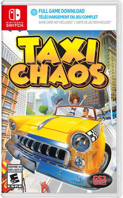 Taxi Chaos Code in a Box for Nintendo Switch New Video Game $12.20