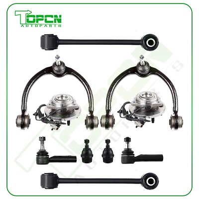 #ad 10pcs Complete Wheel Hub and Bearing Assembly Suspension Kit For Jeep $186.79