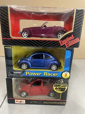 #ad MERCEDES CLASS AW168 NEW VW BEETLE PLYMOUTH PROWLER 1 34 NIB DIECAST REPLICAS $14.44