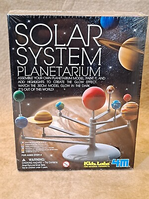 #ad New Solar System Planetarium Model Glow In The Dark Science Kit 4M Kidz Labs $7.49