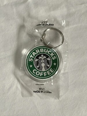 #ad Starbucks Keychain Vintage Logo Coffee Advertising Collectible Employee NEW $4.99