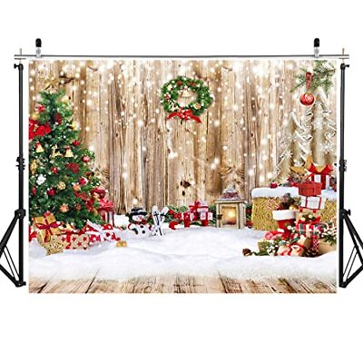 #ad 7x5ft Christmas Backdrops for Photography Winter Snow Photography Backdrop Ru... $22.33