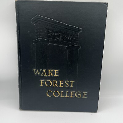 #ad 1954 The Howler Wake Forest College University Year Book $29.95