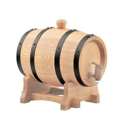#ad New American White Oak Barrel 5L 1.32 gal Homebrew Beer Wine Bourbon Whisky $150.00