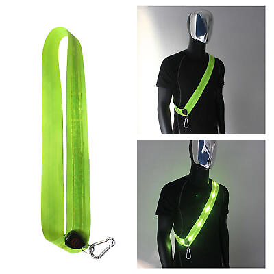 #ad LED Reflective Running Shoulder Strap Unisex High Visibile Warning Light Safety $13.85
