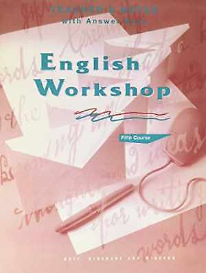 #ad HRW English Workshop: TN with Answer Paperback by Holt Rinehart and Good $63.10