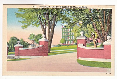 #ad Postcard: Virginia Intermont College Bristol Virginia $4.49