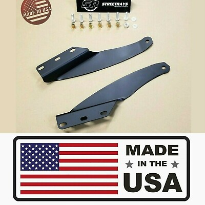 #ad #ad SR For Chevy Truck 89 98 Upper Windshield Roof 52quot; Curved Light Bar Brackets $35.26