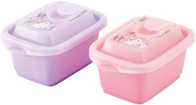 #ad fluffy storage container 240ml 2P side dish sealed box Hello Kitty... $58.24