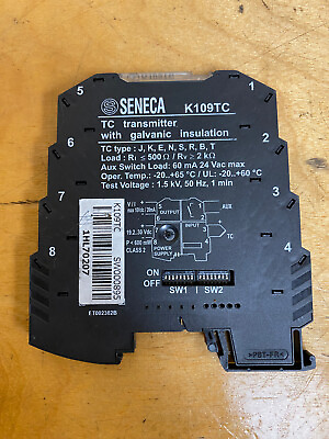 #ad Seneca Thermocouple Converter With Trip Alarm K109TC $110.00