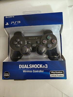 #ad For Sony PlayStation 3 PS3 DualShock 3 Controller with Charging Cable Black $16.69