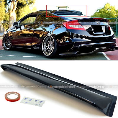 #ad For 12 15 Civic 2dr Coupe Rear Window Roof Sun Rain Shade Vent Visor Spoiler $42.89