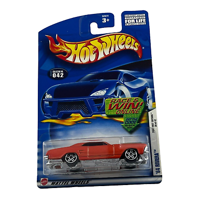 #ad Hot Wheels 2002 First Editions 30 42 #x27;64 Riviera Diecast Vehicle Mattel $4.24