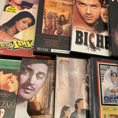 #ad Bollywood DVDs Random Mix Good Very Good English Hindi Misc Region 0 1 Lot of 20 $24.99