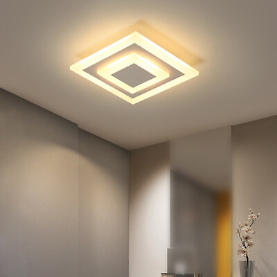 #ad LED Ceiling Light Loft Corridor Acrylic Chandelier Lamp Hallway 3Color Fixture $15.04