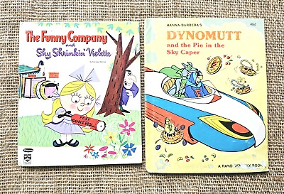 #ad 1964 The Funny Co. And Shy Shrinkin 1977 Dynomutt McNally Hanna Barbera Top Book $10.99