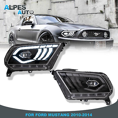 #ad 2X LED Headlights Assembly Front Lamps For 2010 2011 2012 2013 2014 Ford Mustang $459.99