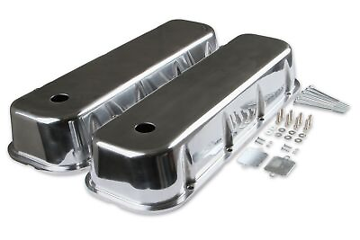 #ad Mr. Gasket 6858G Cast Aluminum Tall Valve Covers Polished $99.95