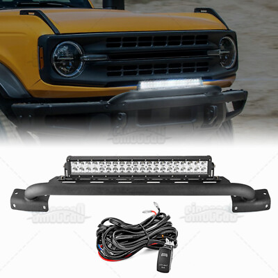 #ad #ad 22#x27;#x27; LED Light Bar Mounting Kit For 2021 2024 Ford Bronco Modular Front Bumper $159.99