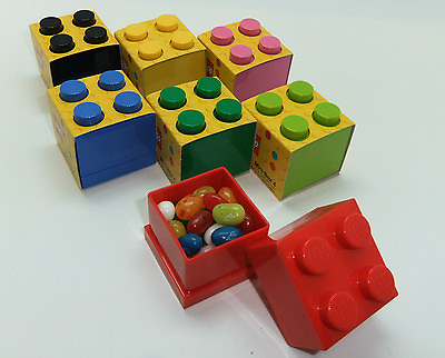 #ad LEGO LUNCH STORAGE MINI BOX 4 FOR SMALL SNACKS 9 COLOURS CHECK SIZE GBP 3.99