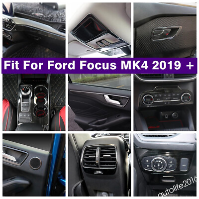 #ad Air AC Glass Lift Button Trim For Ford Focus MK4 2019 2022 Black Accessories $16.00