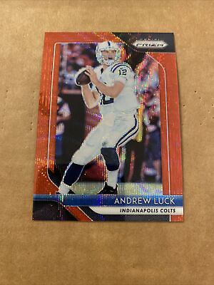 #ad 2018 Panini Prizm Red Wave 149 Prizm Andrew Luck #114 $5.50