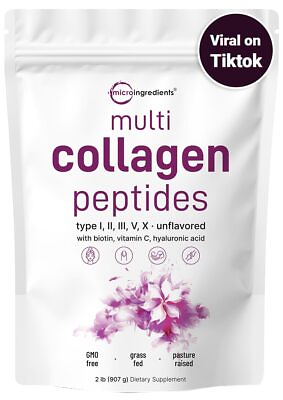 #ad Premium Multi Collagen Peptides Protein Powder with Vitamin C $69.06