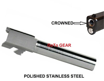 #ad Stainless Steel Barrel For Glock 19 Barrel 9mm G19 GEN 1 2 3 4 5 And G45 Gen 5 $59.95