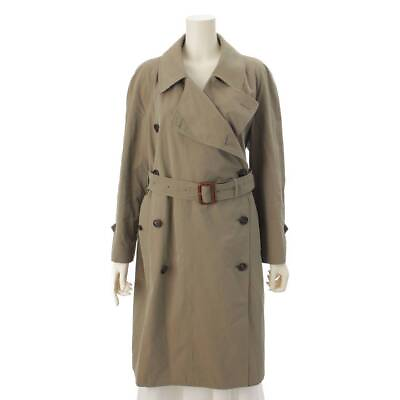 #ad Burberry Cotton Trench Coat With Belt 4067337 Khaki 2 Women#x27;s $853.33