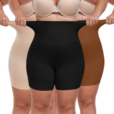 #ad Plus Size Shapewear Shorts For Women Tummy Control Body Shaper Thigh Slimming $13.99
