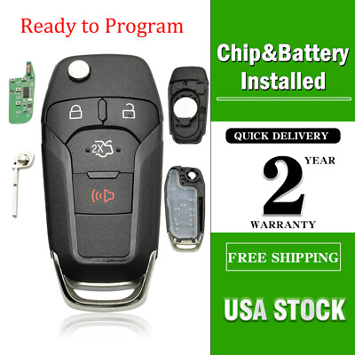 #ad For 2013 2014 2015 2016 Ford Fusion Keyless Entry Car Remote Flip Key Fob $14.99