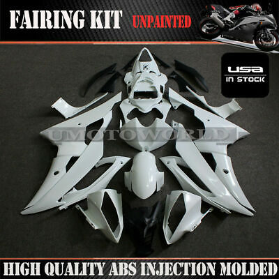 #ad Fairing Kit Set For Yamaha YZF R6 2008 2016 Unpainted ABS Injection Bodywork 09 $242.75