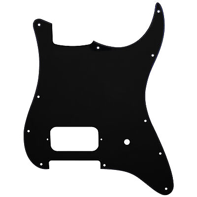 #ad Musiclily Pro 3Ply Black Uncovered H Pot Pickguard For Tom Delonge Strat Guitar $13.87